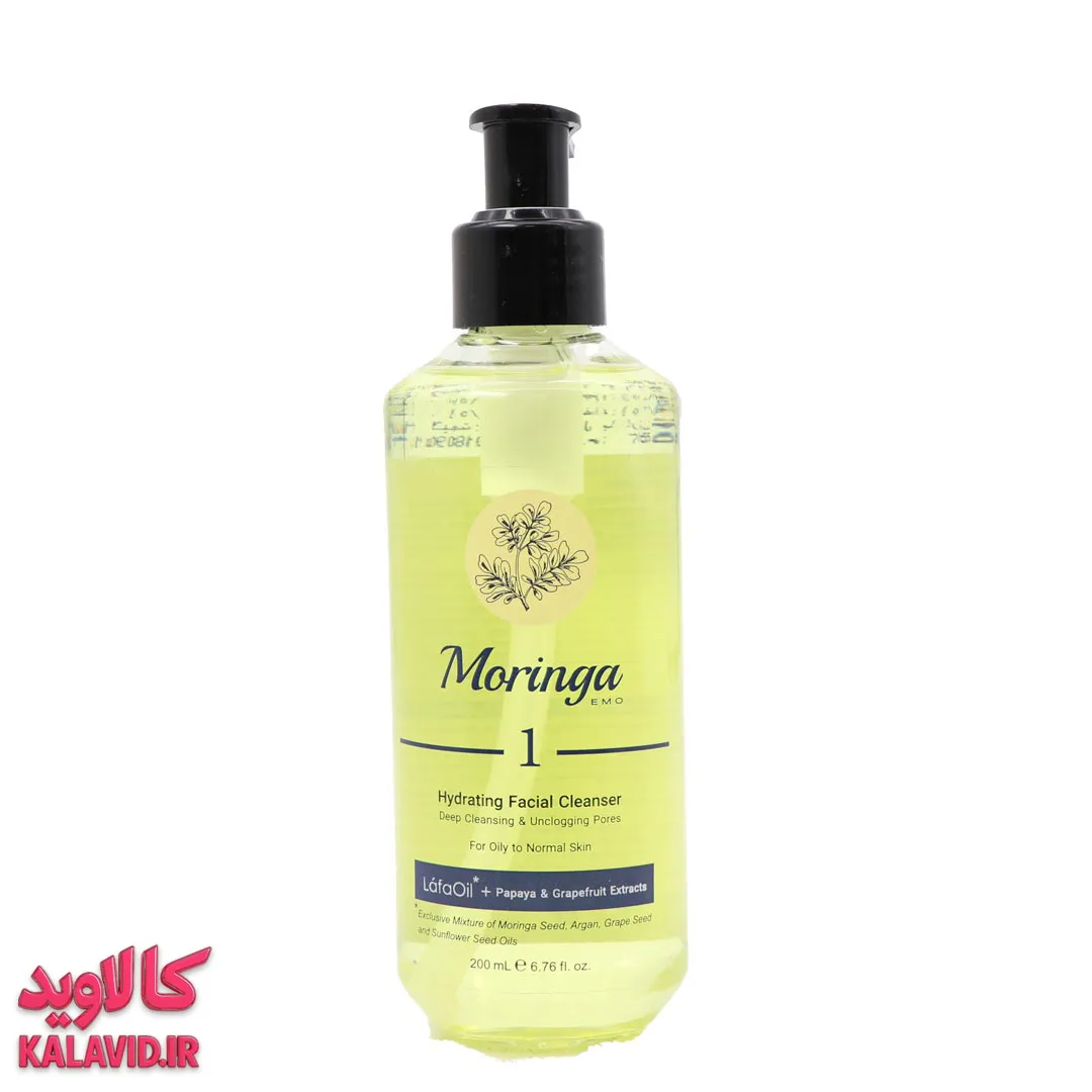 ژل شستشوی مورینگا پوست چرب 200 میل