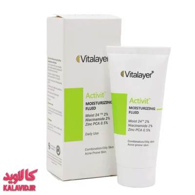 فلوئید مرطوب کننده پوست چرب ویتالیر
