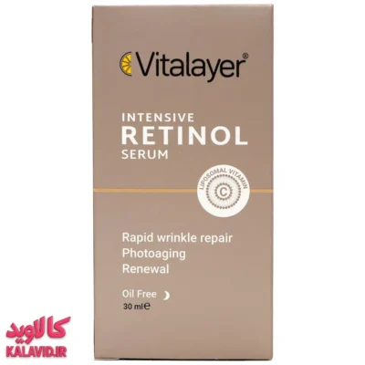 سرم رتینول ویتالیر 30 میل 4132 - محصول سرم رتینول - فروشگاه مکمل بدنسازی کالاوید
